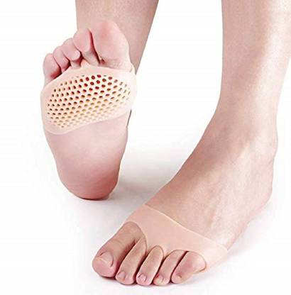 DDARSH ENTERPRISE Soft Silicon Gel Half Toe Sleeve Forefoot Pads for Pain Relief Heel Front Socks Heel Support