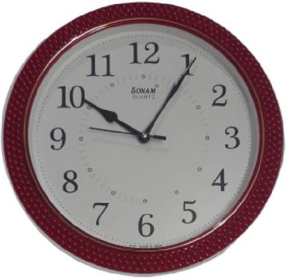 SONAM Analog 27 cm X 27 cm Wall Clock