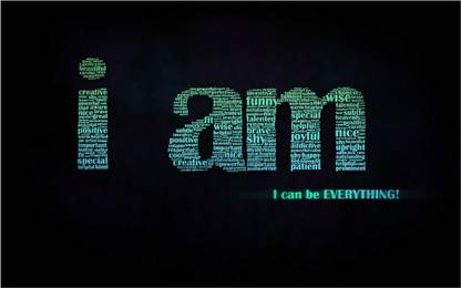 HK Prints Vinyl Quotes & Motivation Multicolor Wallpaper