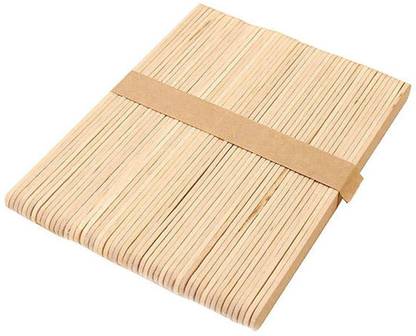 FiveStar Wooden Ice Cream Sticks - (50 sticks in 1 pack) , pack of 1