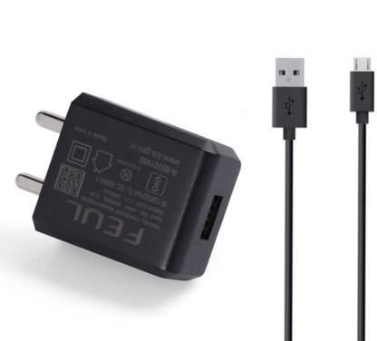 feul 5 W 0.2 A Wall Charger for Mobile with Detachable Cable