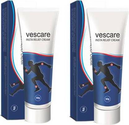 Vescare insta pain relief cream (50G) pack of 4 Cream
