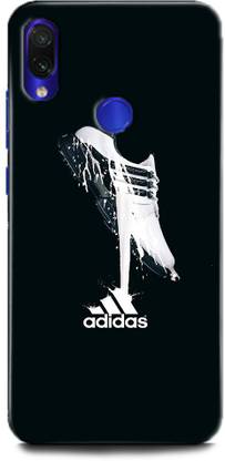वॉलक्राफ्ट बैक कवर Mi Redmi Note 7 Pro ADIDAS, ADIDAS SNEAKERS, LOGO, ADIDAS SHOES, BLACK N WHITE के लिए