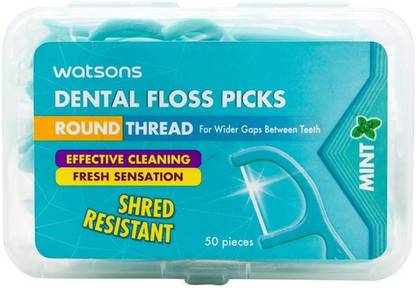 Watson Mint Round Thread Dental Floss 50 Picks