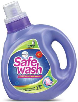 SafeWash Top Load Matic For MACHINE WASH Liquid Detergent