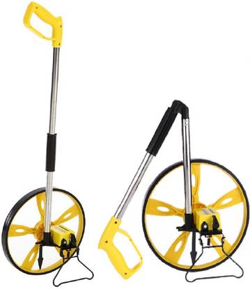 Techtest Rodometer, Road Measuring Wheel Distance Measuring Wheel Analog Rodometer Measuring Wheel Outdoor Walking Distance Portable Measure Tool Building Real Estate Walk Step Meter Carry Bag Measurement Folding Surveying Counter Measuring Wheel Rodometer Wheel Distance Measurement Device Distance Measuring Device Distance Finder Single Unit Measuring Wheel Portable Distance Measuring Wheel / Rodometer Single Unit Measuring Wheel