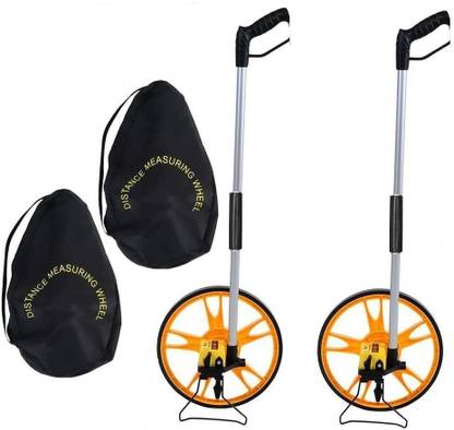 Techtest Rodometer Measuring Wheel Outdoor Walking Distance Portable Measure Tool Building Real Estate Walk Step Meter Carry Bag Measurement Folding Surveying Counter Rodometer, Measuring Wheel, Rodometer Wheel, Distance Measuring, Distance Meter, Measurement Wheel, Measuring Wheel Rodometer, (Pack of 2) Rodometer Measuring Wheel Outdoor Walking Distance Portable Measure Tool Building Real Estate Walk Step Meter Carry Bag Measurement Folding Surveying Counter Rodometer, Measuring Wheel, Rodometer Wheel, Distance Measuring, Distance Meter, Measurement Wheel, Measuring Wheel Rodometer, (Pack of 2) Single Unit Measuring Wheel