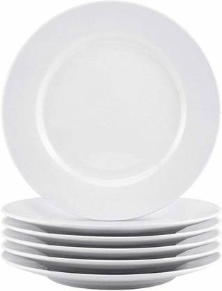 CLAY CRAFT Basics 7 Inches 4 Piece Small/Quarter Plate Set Dinner Plate