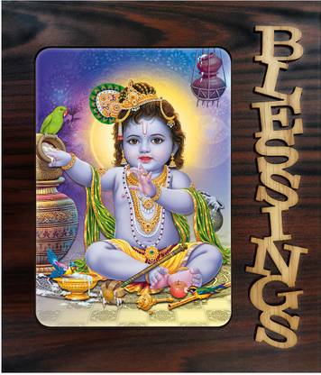 Poster N Frames Bal Krishna Religious Frame