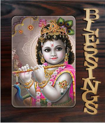 Poster N Frames Bal Krishna Religious Frame