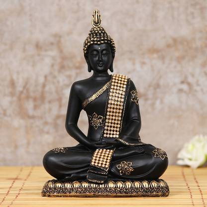 Flipkart Perfect Homes Decorative Meditating Lord Buddha Decorative Showpiece  -  20 cm