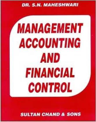MANAGMENT ACCOUNTING AND FINANCIAL CONTROL