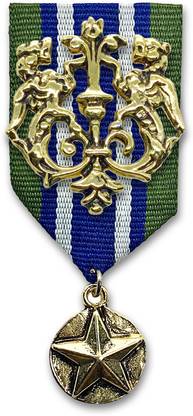 FURE Royal Lion Badge Brooch