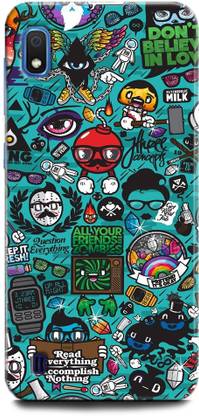 BARMANS Back Cover for Samsung A10 / Cartoon, minecraft, puzzle, cute, funny, tranding, abstract