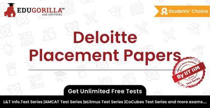 EduGorilla Deloitte Placement Papers