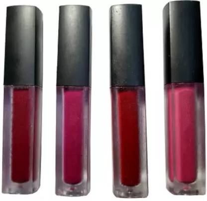 JTM Matte Red Edition Liquid Lipstick Set of 4