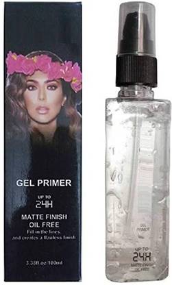 GLOWY Base Primer Matte Finish Fine Lines Oil-control Gel Primer UP TO 24H Brighten Makeup Primer  - 100 ml