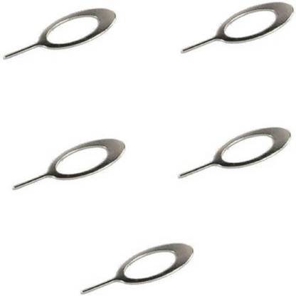 BBS PRO ( PACK OF-5 PCS ) SIM Card Tray Open Eject Pin Removal Tool Needle Opener Ejector for All Phones Sim Adapter (Steel) Sim Adapter