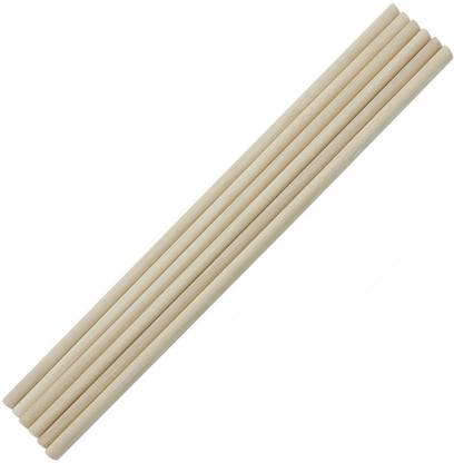 IMPRINT Craft Stick Round Natural 12Inch 6Pcs Thin