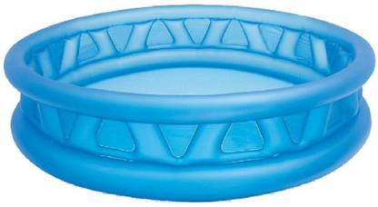 NIYAMAT Kid's Soft Rubber Water Swimming Pool Bath Tub with Bottom Extra Wide Soft Side Walls for Kids