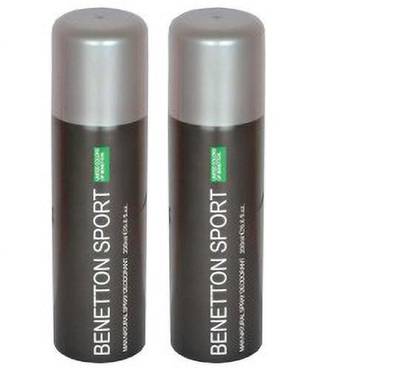 BENETTON SPORT deodorant (Pack of 2) Deodorant Spray  -  For Men