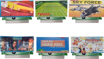 VK MART 8 Bit Tv Video Game Cassette like Chipdale,Skyforce,G,i.joe,super-M-bross,Tenis,Machrider  Gaming Accessory Kit