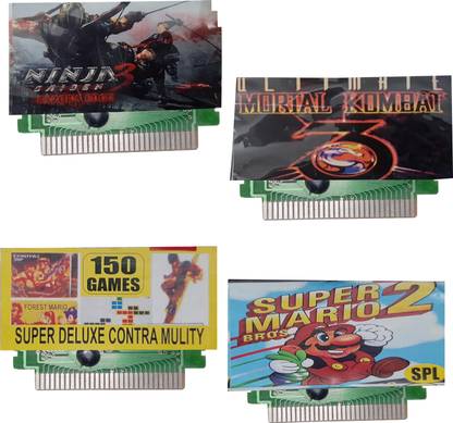 VK MART 8 Bit Tv Video Game Cassette like 150g-moral combat3,ninja3,s-mario3  Gaming Accessory Kit