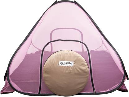 AL-UQBA Polyester Adults Washable HEAVY QUALITY OF IT'S COTTON CLOTHES WITH POLYESTER NET FOLDABLE 190×210×120 Mosquito Net