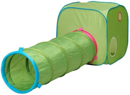IKEA Children's Fun Play Tent and Tunnel, Green Colour (Play Tent with Play Tunnel)