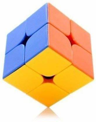 JVTS Speed cube 2x2 high speed sticker less magic cube. (1 Pieces)