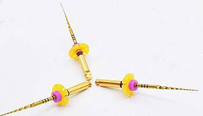 WOWDENT PREMIUM GOLD FLEX Dental Rotary Files [Size: 21 mm - S1 PREMIUM GOLD FLEX Dental Rotary Files Rotary Bit Set