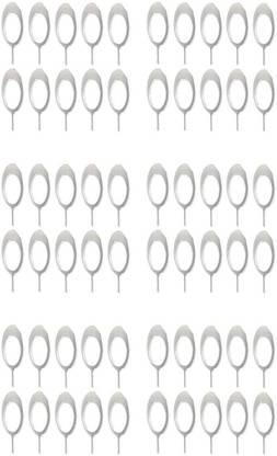 BBS PRO ( Pack of-60 pcs) SIM-Card-Tray-Open-Eject-Pin-Removal-Tool-Needle-Opener-Ejector-for-All-Phones- Sim Adapter (Steel) Sim Adapter