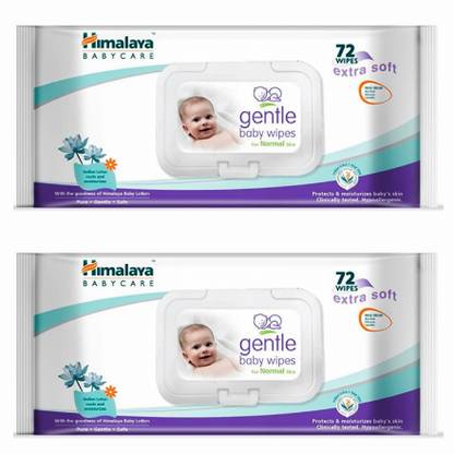 HIMALAYA GENTLE BABY WIPES 72 WIPES #112