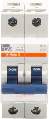C & S ELECTRIC MCB - 63A, 2Pole (DP), 10kA, C Curve CSMBS2C63 MCB