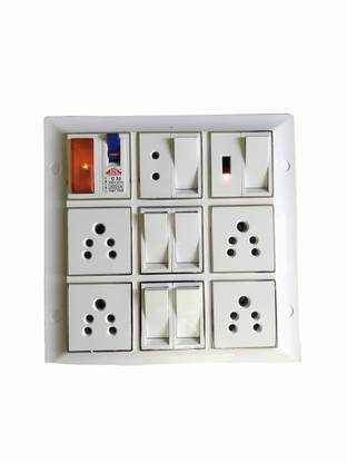 ECOMAX Home and Office multipurpose switchboard 32 A One Way Electrical Switch