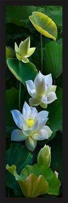 HK Prints Portrait Flower Scenery Painting 8X20 Inch M-22 Digital Reprint 20 inch x 8 inch Painting