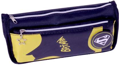 Stylin Stationery Kit Boy Word Printed Art Artificial Leather Pencil Box