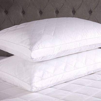 MSKS Microfibre Solid Sleeping Pillow Pack of 2