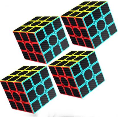 TamBoora Combo oF 3x3x3 Neon Magic Cube Puzzle