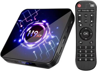 RKTech H9 X3 Android 9.0 8K TV BOX 4GB 64GB Amlogic S905X3 Ultra HD HDR 5G 1000M wifi Youtube, JIO TV, HOTSTAR Netflix Super Fast TV BOX Media Streaming Device