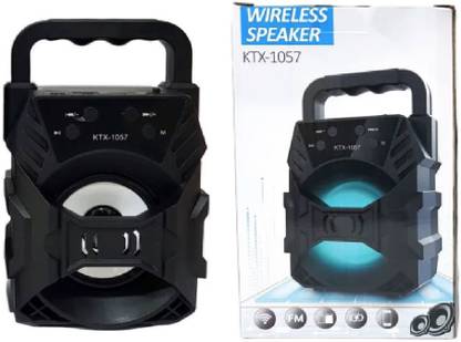 frisky tech KTS-1057 Wireless Portable Ultra loud Stereo sound with deep bass bluetooth Speakers 6 W Bluetooth Speaker