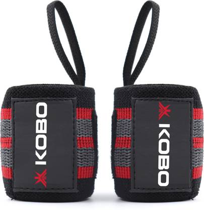 KOBO Power Weight Lifting Wrist Wrap Strength Training Fitness Supports Gym Cardio Wrist Support