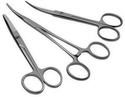PSM Surgical Scissor Set Of 3 Straight Dissecting Scissors