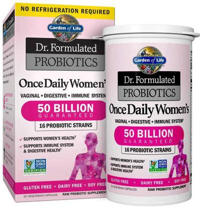 Garden Of Life Dr. Formulated Probiotics Once Daily Women's 16 Probiotic Strains 30 Veggie Caps