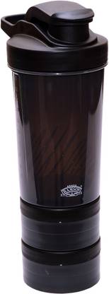 Ramson Non Toxic Plastic Fusion Shaker Bottle With Spring And Extra Storage Protein Shake 450 ml Shaker