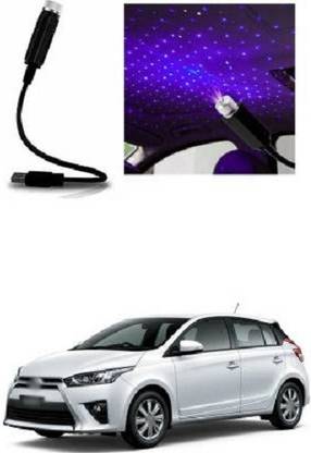 ACCESSOREEZ Car Ceiling Star Light Projector-Remote Auto Atmosphere Interior Starlight Headliner-Wireless USB LED Vehicle Roof Neon Accent Lighting A339 Car Fancy Lights (Blue)(total lenght 21 cm) Car Fancy Lights