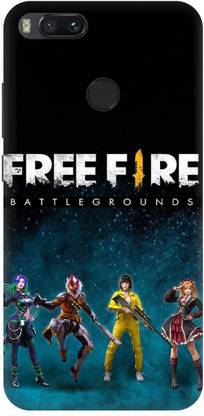 Bluvver Back Cover for Mi A1 Free Fire Game Printed Back Cover