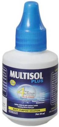 Diamond Eye 1 bottle Multisol plus starter pack for a tipy of soft eye contact lens Liquid (30 ml) ( 30 Ml ) Liquid (30 ml)