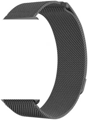 TINGTONG Stainless Steel Milanese Strap Band with Magnetic Closure for iWatch 38mm/40mm, Compatible with Watch Series 1/2/3/4/5 T_38/40mm_SpaceGrey(Chain) Smart Watch Strap