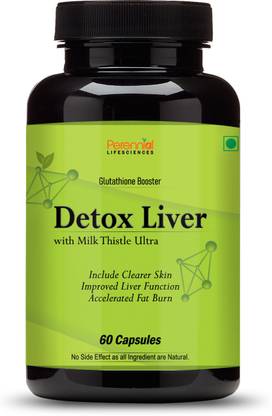 Perennial Lifesciences Detox Liver Milk Thistle Ultra For Liver Support, Cleanse & Detox